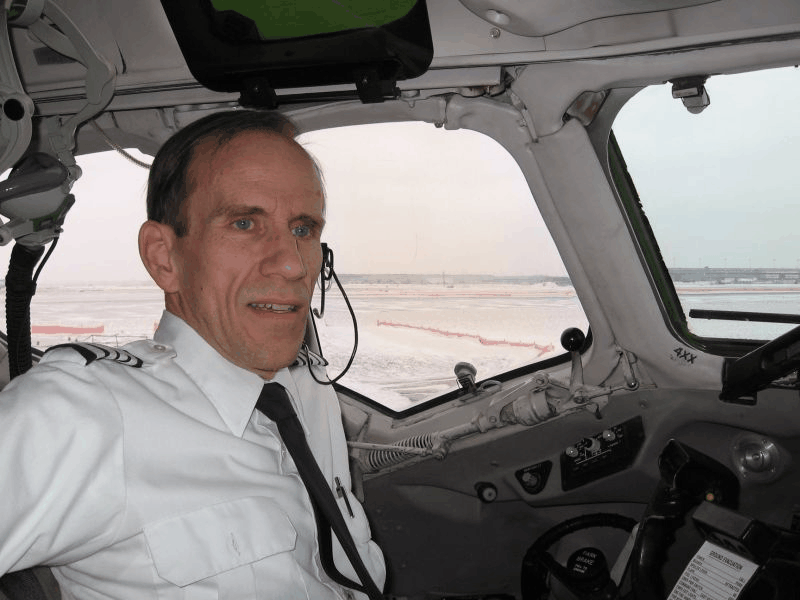 George Schultz, last day in the cockpit